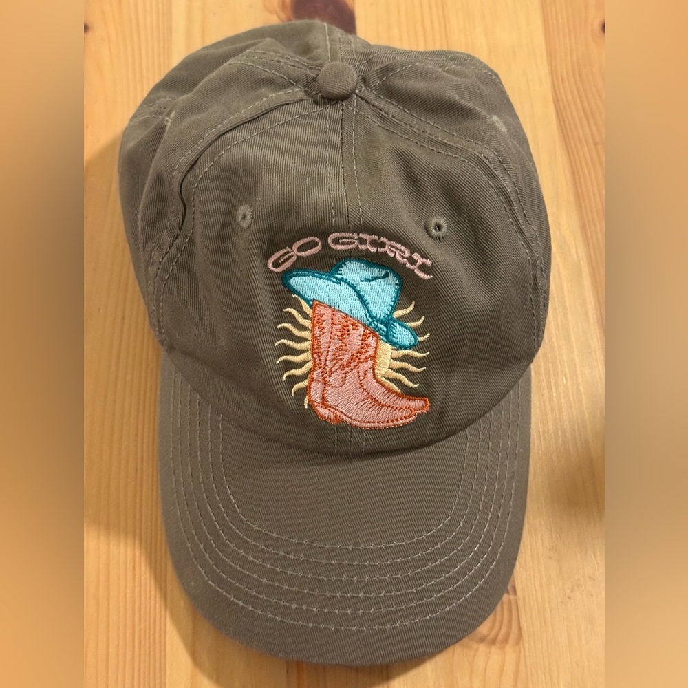 Go Girl Embroidered Cap OS